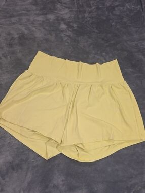 Halara Women’s High-Waist Yellow Shorts